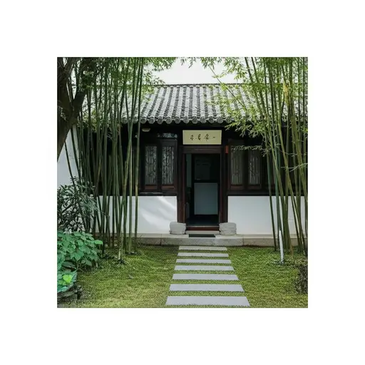 主屋后面的小客房是专门为来访亲友准备的。