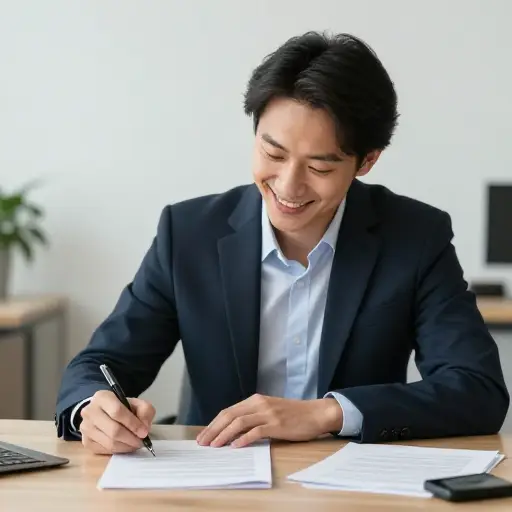 这个条件太好了，我毫不犹豫地签了合同。