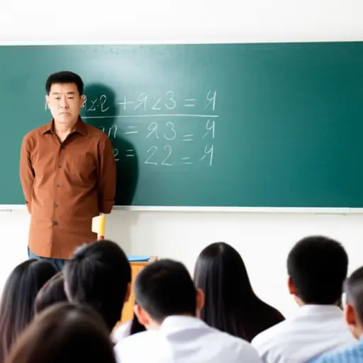我们的数学老师是个真正的恶龙，学生们都怕他。