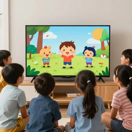 这个节目在小孩子中大受欢迎。