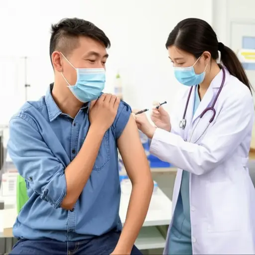 接种疫苗后，他对这种疾病有了免疫力。