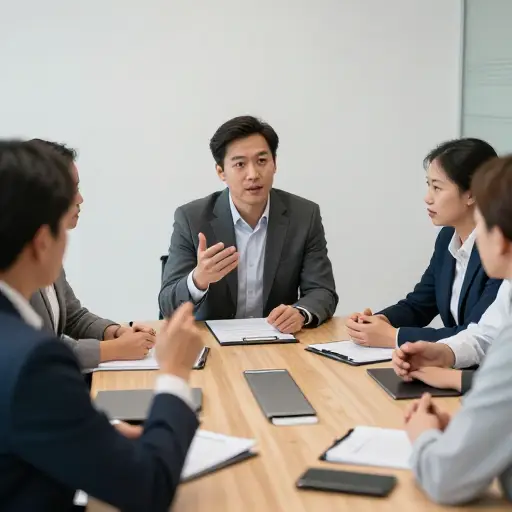 我们在讨论期间进行了活跃的思想交流。