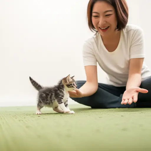 我的小猫咪，过来让我抱抱你。