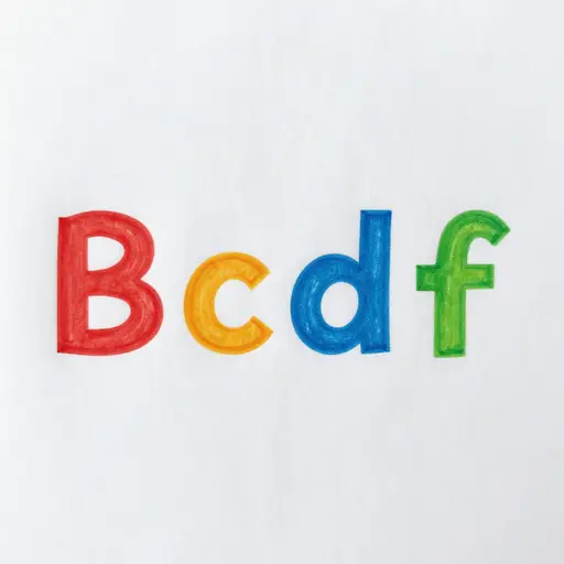 B、c、d和f都是辅音字母。