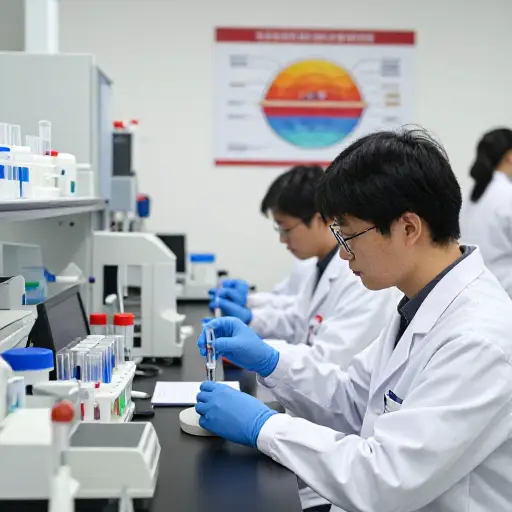科学家研究大气的组成成分。