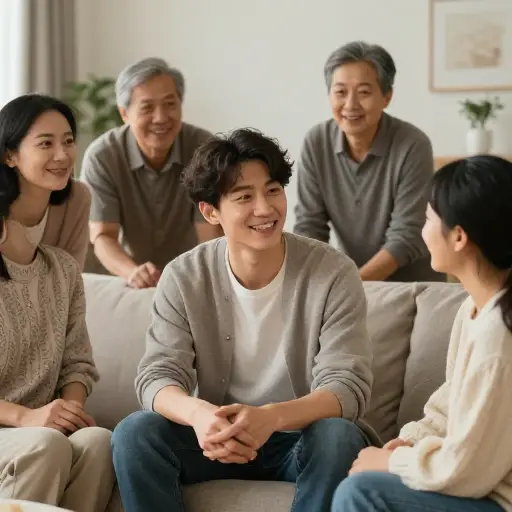 知道家人支持你让你感到安心。