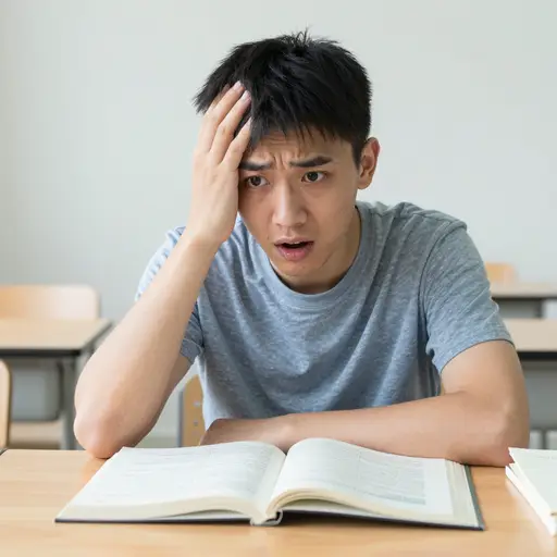 哦，不！我忘了复习考试！