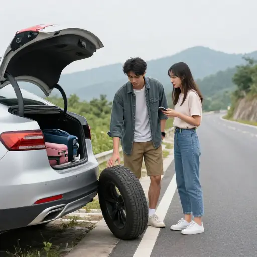 他们在旅途中遭遇了一系列小事故。
