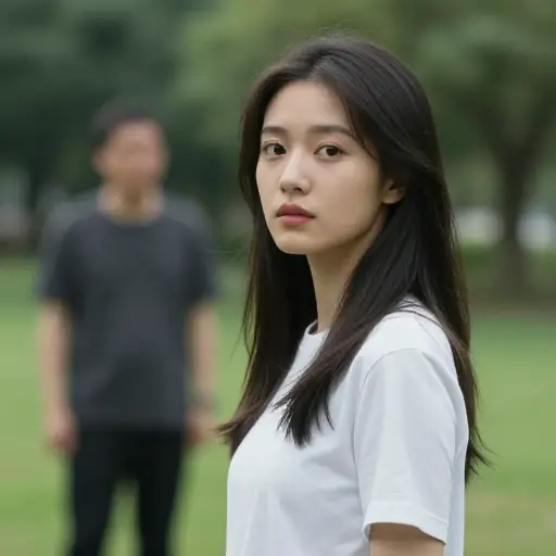 她能感觉到有人在看她。