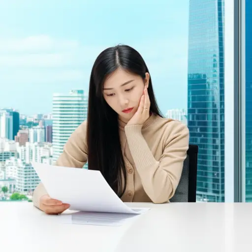 她正在考虑是否要接受这份工作。