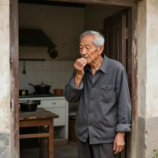 这座老房子的气味让我想起了奶奶的厨房。