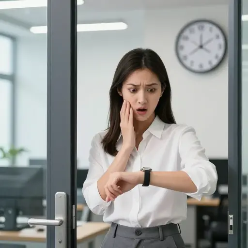她很快就明白了不能迟到。