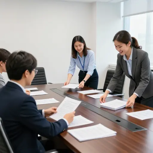 会议组织者顺利处理了所有后勤工作。