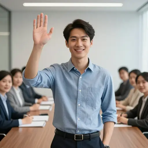 我表达我愿意参与这次尝试。