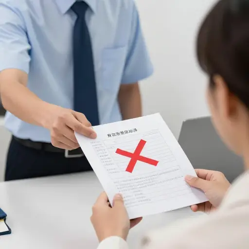 我的申请因为少了一页材料而被拒绝。