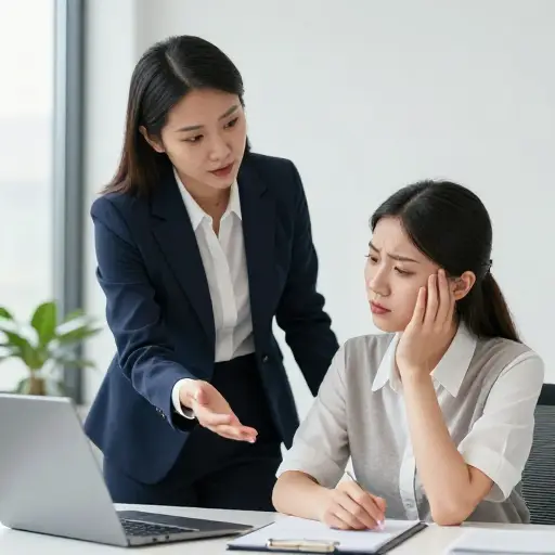 经理的清晰解释让她安心了。