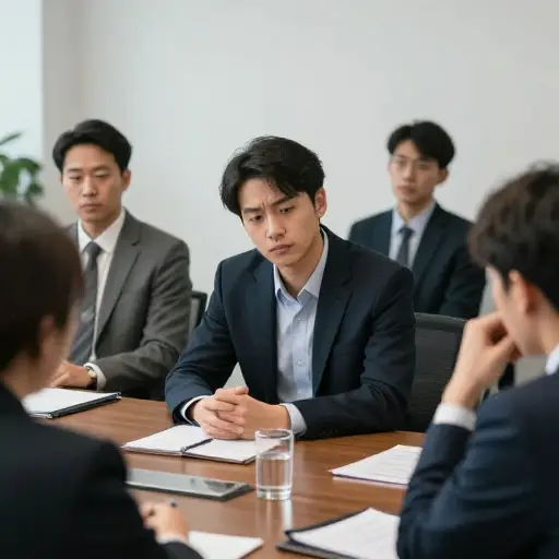 在他发表粗鲁的评论后，房间里出现了一阵令人尴尬的沉默。