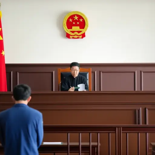法官宣布了被告的五年有期徒刑判决。