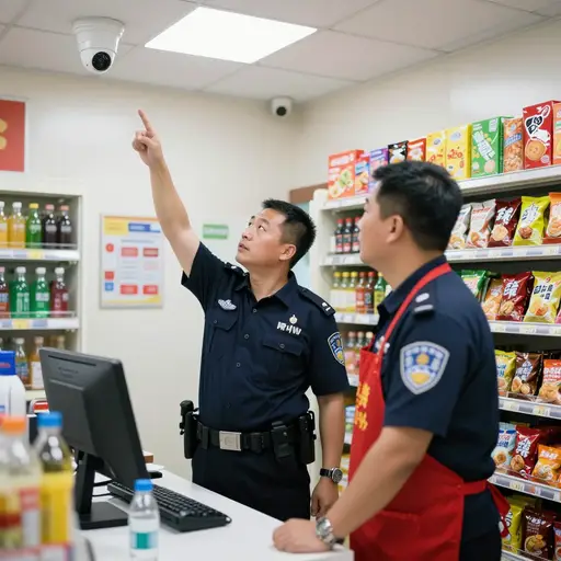 便利店的模糊监控录像成功证明了那名少年嫌疑犯的清白。