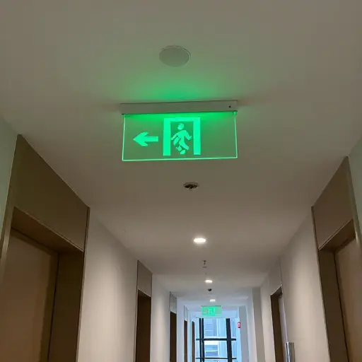 要确保疏散标志在大楼的每个位置都能看见。