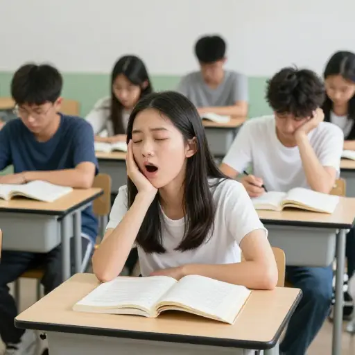 许多学生为了通过考试而不是学习，只是敷衍地学习。