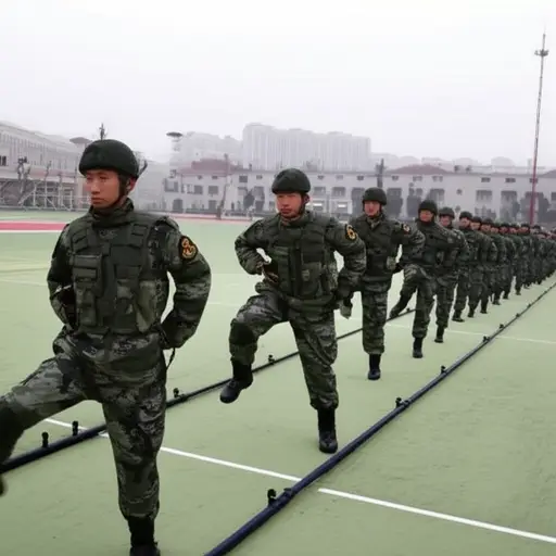 这些士兵经过严格的训练，变得非常坚韧。