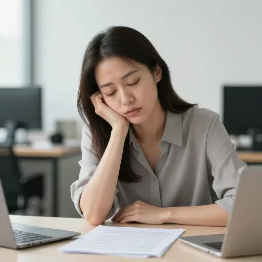 她可能当时太累了，没注意到报告里的错误。