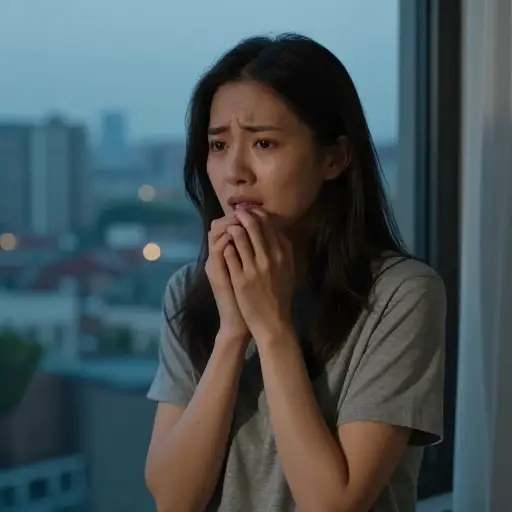 一想到要吻他，她就颤抖。
