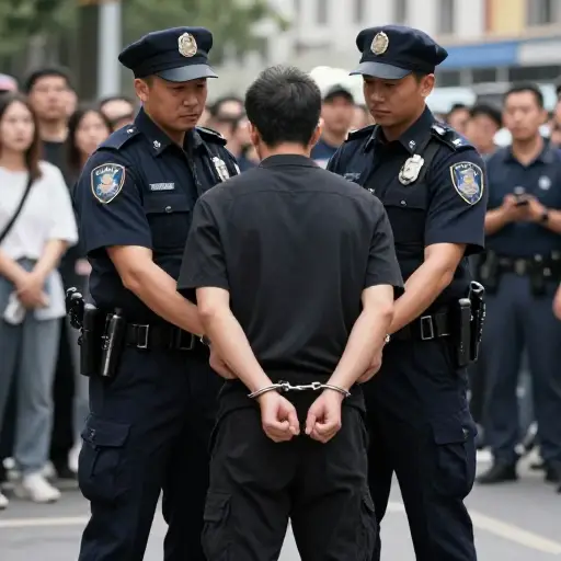 警察逮捕了那个袭击多人的暴力罪犯。