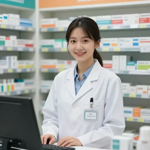 毕业后，她成为了一名持证药剂师。