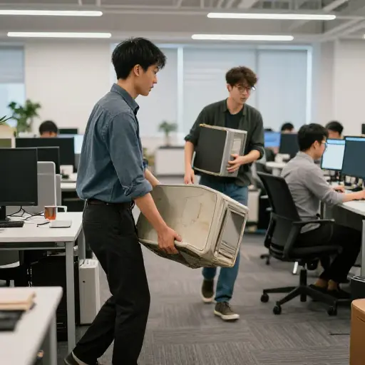 公司认为旧设备已经过时，将其注销。