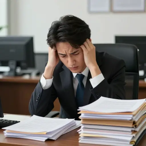 在法律部门开始新工作时，面对复杂的案件文件，我立刻感到力不从心。