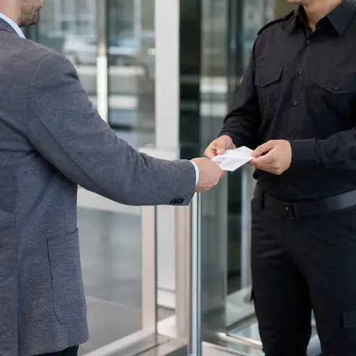 你需要出示授权书才能进入这个区域。