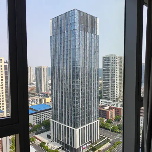 他们住在一家宏伟的酒店，可以俯瞰整个城市。