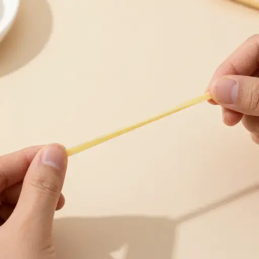 这种橡皮筋很有弹性，可以反复拉伸使用。