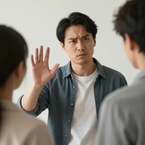 他不断提起过去，所以我让他别再提了。