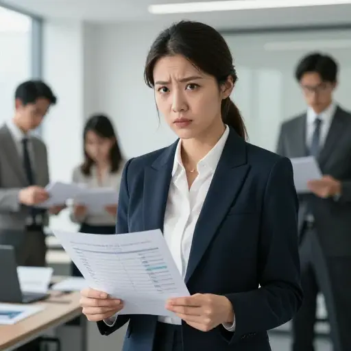 她对资金缺失的解释起初似乎可信，但进一步调查发现了矛盾之处。