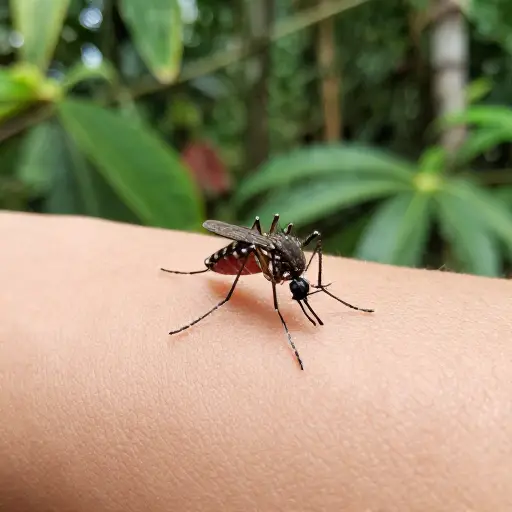 蚊子可以感染人类疟疾。
