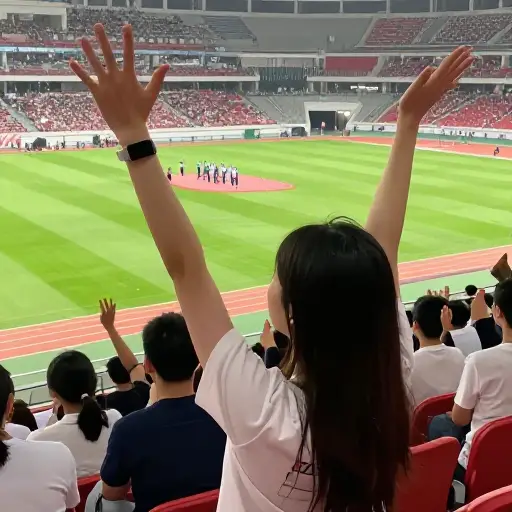 她因他们在比赛中意外的胜利而欣喜若狂。