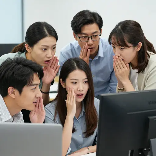 他们的绯闻在办公室引起了一场丑闻。