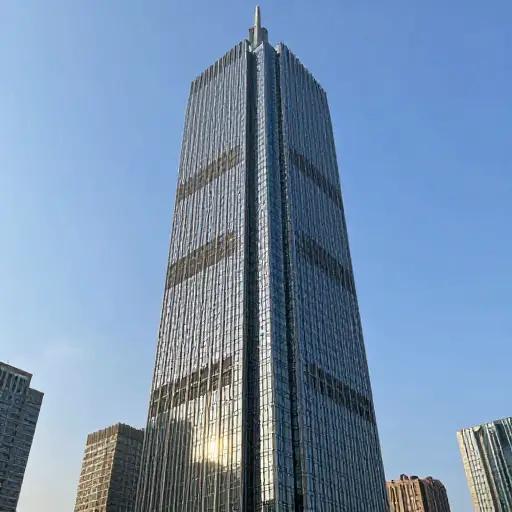 这座新摩天大楼有独特的南北朝向。
