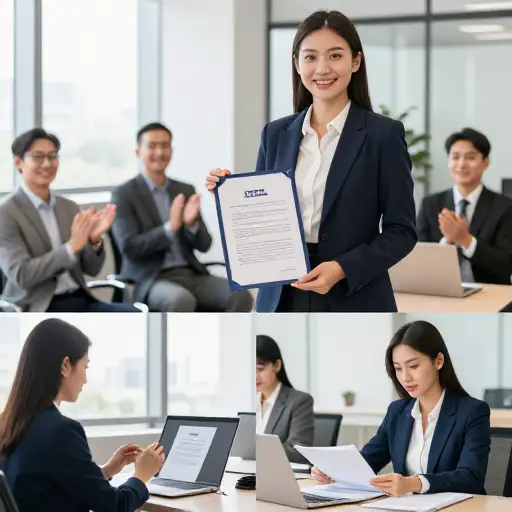 她被提升为经理，随后承担了更多责任。