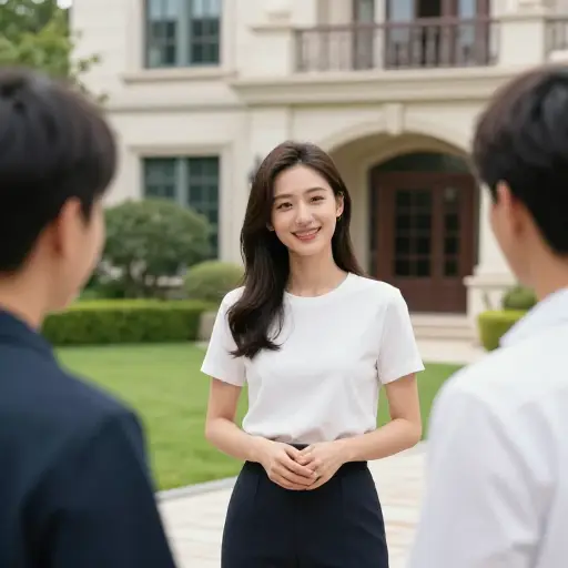 尽管她出身于一个上流社会的家庭，她却出人意料地平易近人。