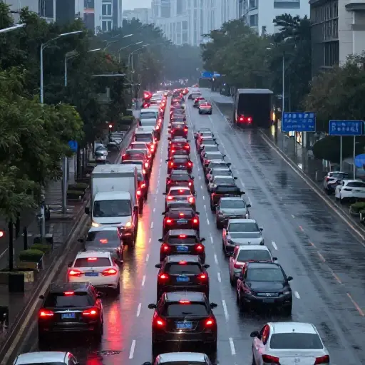 我要是早知道车堵成这样，就会走另一条路了。