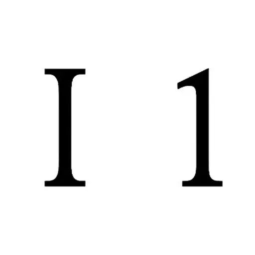在罗马数字中，I表示数字1。