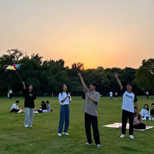 我们玩得太开心了，以至于忘记了时间。