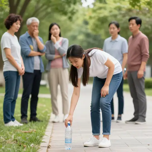 她对环保事业的热情投入感染了周围的人。