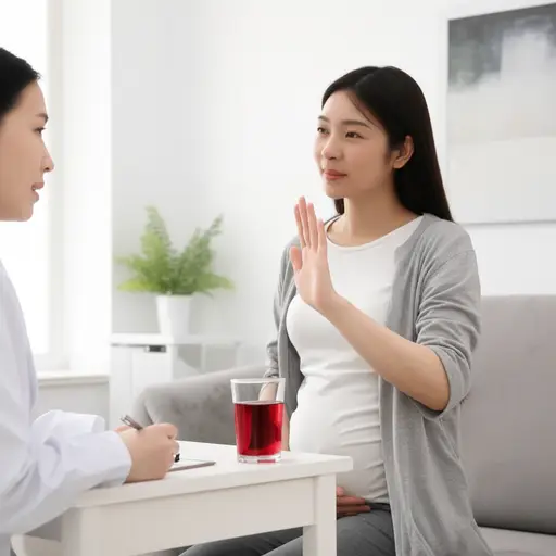 医生建议孕妇完全避免饮酒。