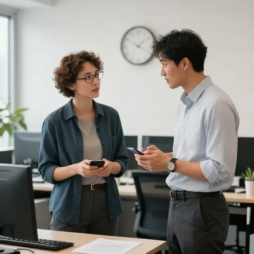 "会议是下午三点吗？" "我想是的，但你最好再核对一下邮件。"