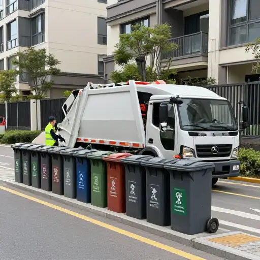 这座城市改进了其垃圾处理系统。